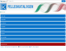 Tablet Screenshot of felleskatalogen.no